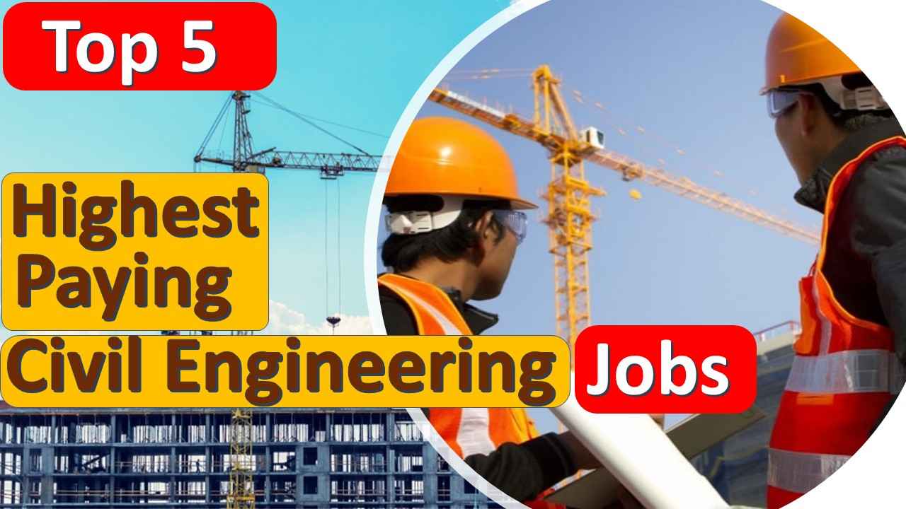 highest paying jobs for civil engineers