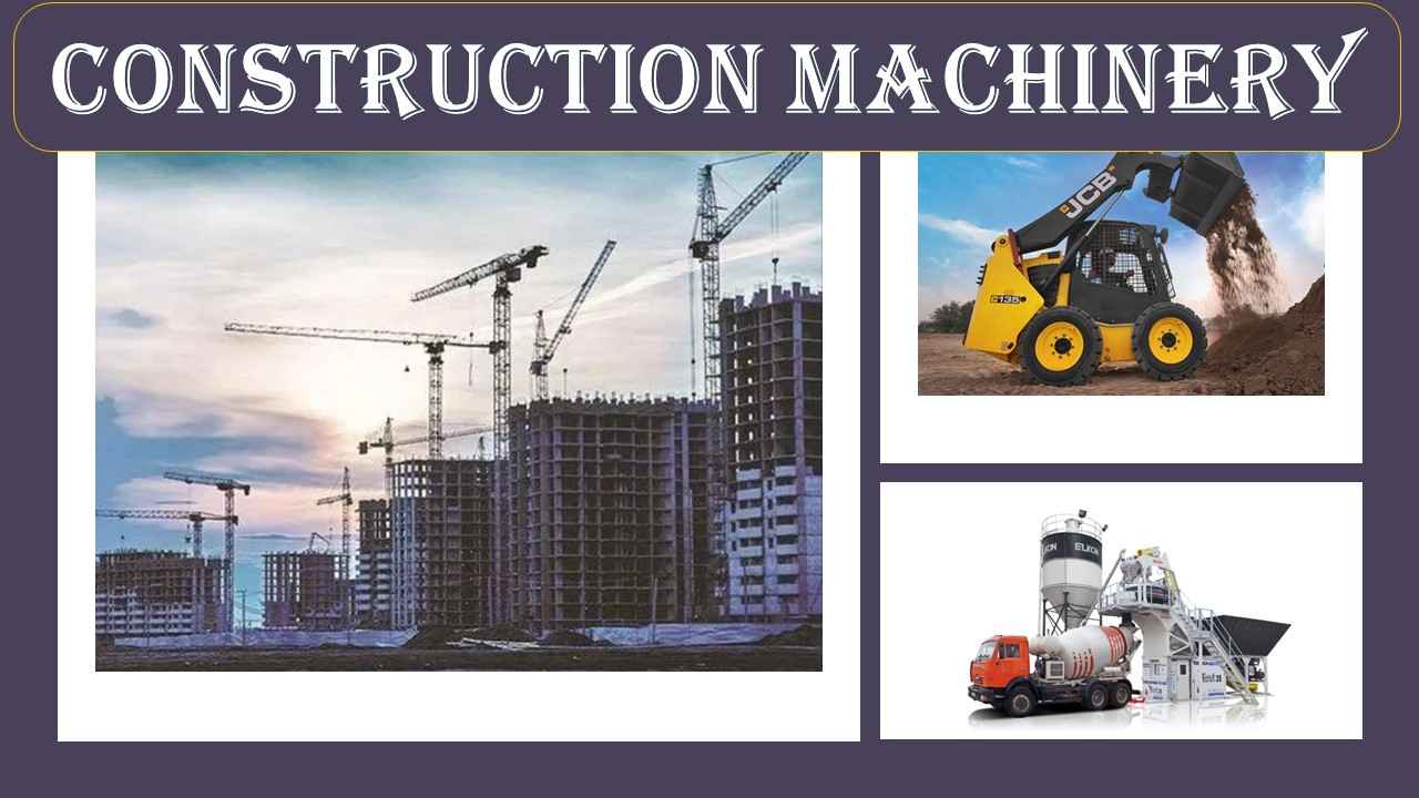 Construction Machinery for Mega Building Construction Project